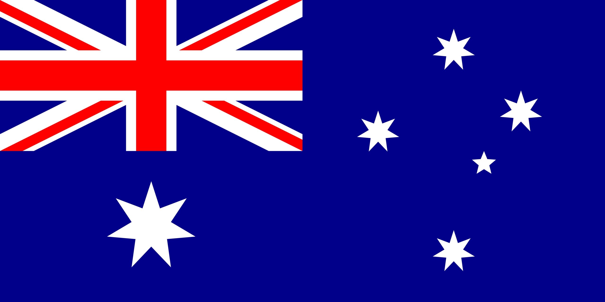 The national flag of Australia